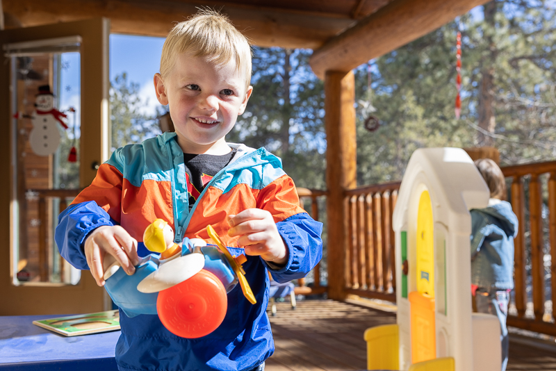 Outdoor Adventure small group program for parents and kids at the Mountain Resource Center in Colorado