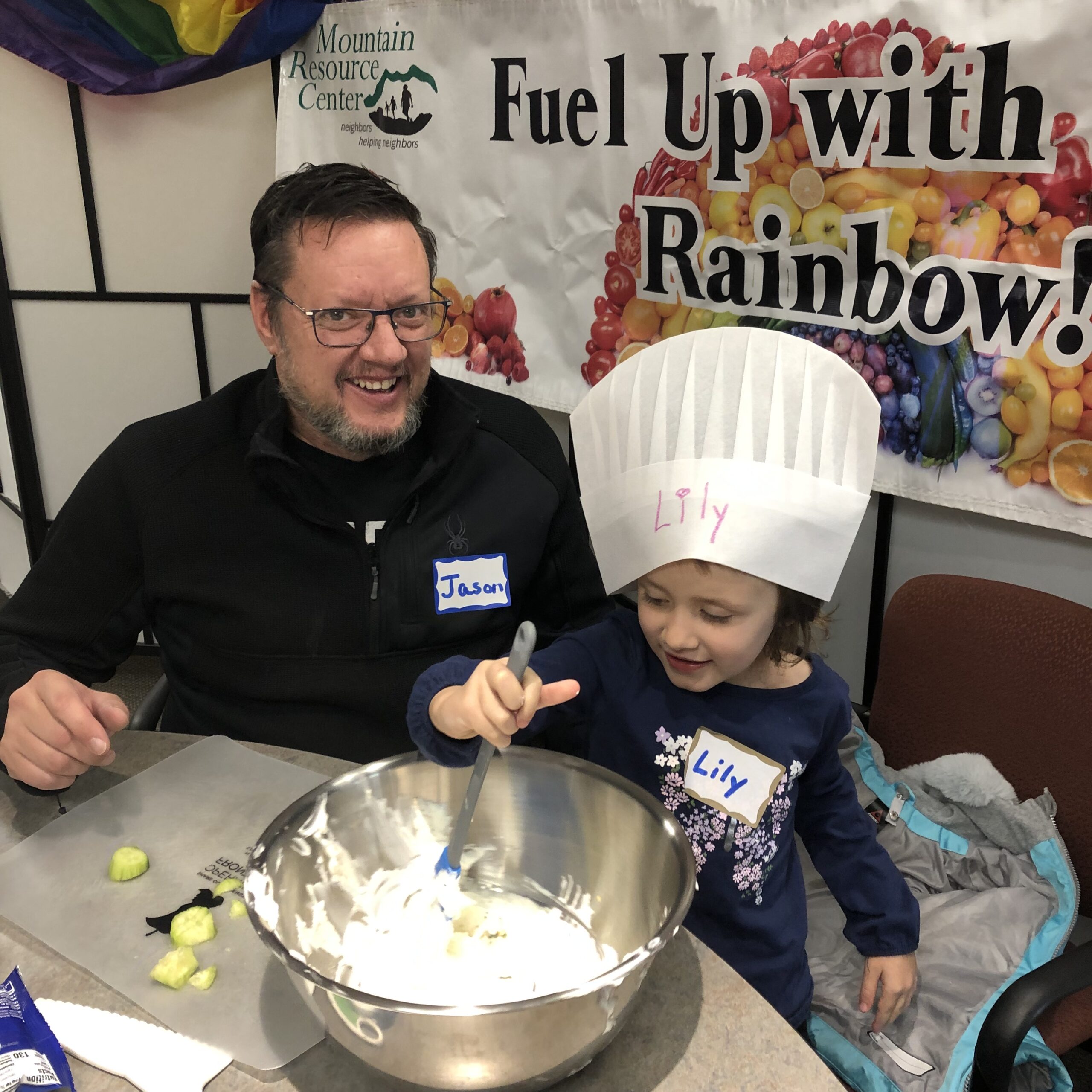 cooking class at Mountain Resource Center